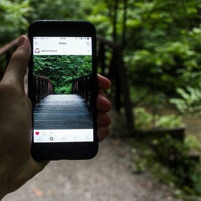 Top Travel Destinations from Instagrammers - The Wise Traveller - Instagram on Phone