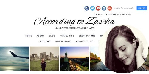 Travel Blogger: According To Zascha