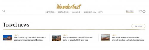 Best nations and cities revealed - 2025 Wanderlust Awards - The Wise Traveller