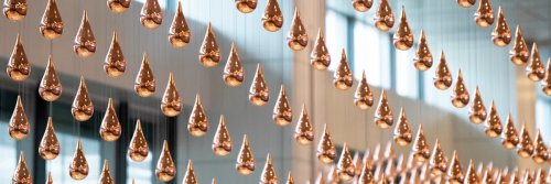 The Latest Art Projects In Airports - The Wise Traveller - Kinetic Rain