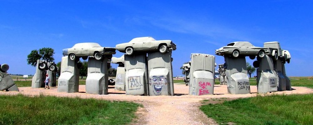 5 Bizarre Destinations - North America - The Wise Traveller - Carhenge - Nebraska