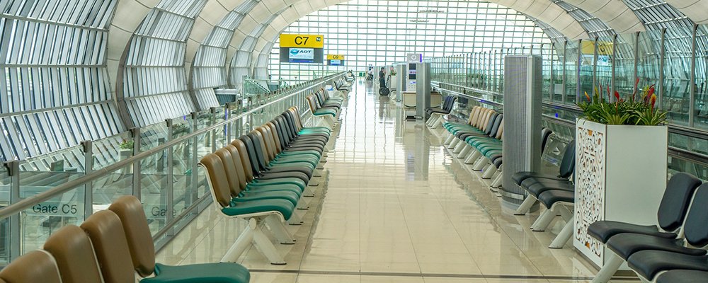 Bangkok’s Suvarnabhumi Airport - The Wise Traveller - Empty Bangkok Airport