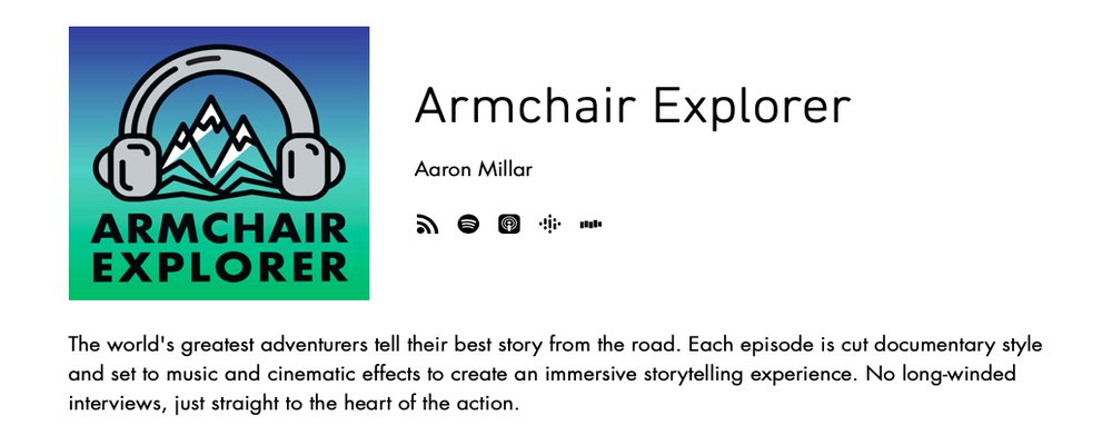 Best Podcasts for Inspiring Travel - The Wise Traveller - Armchair Explorer