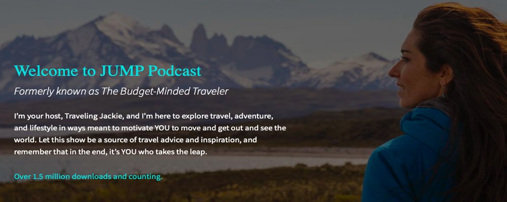 Best Podcasts for Inspiring Travel - The Wise Traveller - JUMP