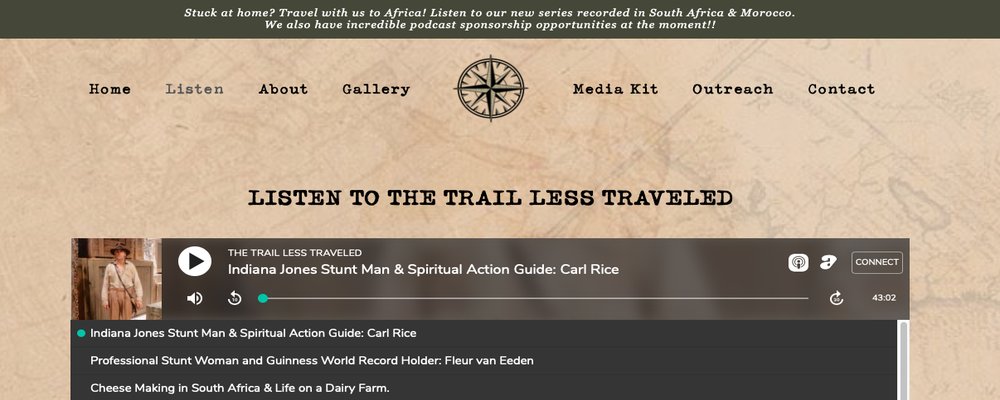 Best Podcasts for Inspiring Travel - The Wise Traveller - The Trail Less Travelled