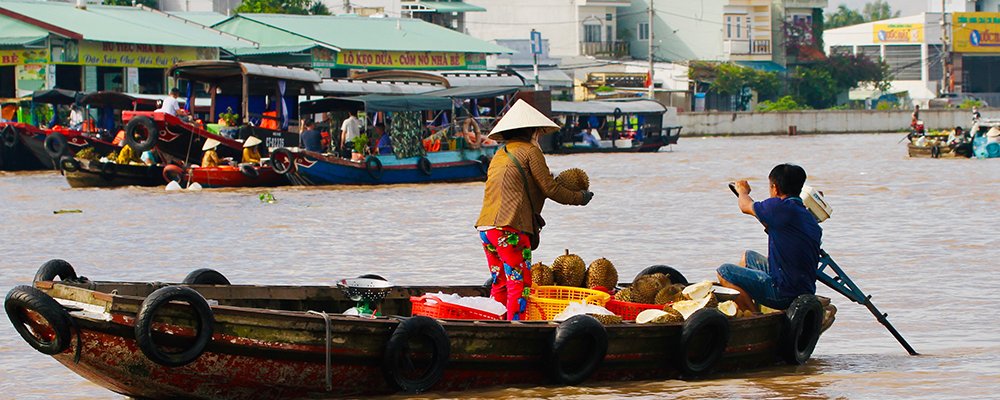 Cai Rang Floating Market of Can Tho, Vietnam - The Wise Traveller - Jackfruit