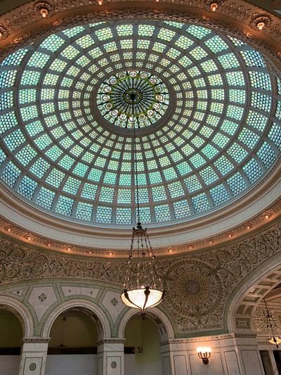 Chicago - Crown Jewel of America’s Midwest - The Wise Traveller - Cultural Center Dome