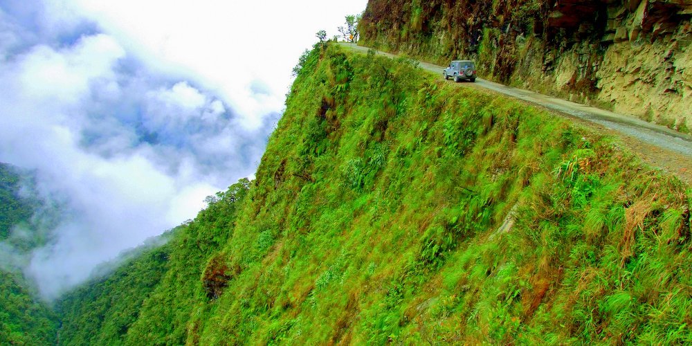 Death Road Bolivia - Image courtesy Bolivia Tour Makers