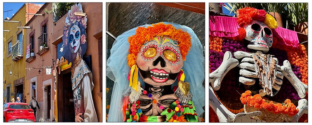 Finding the Mojigangas - San Miguel de Allende, Mexico - The Wise Traveller - Skeleton decor