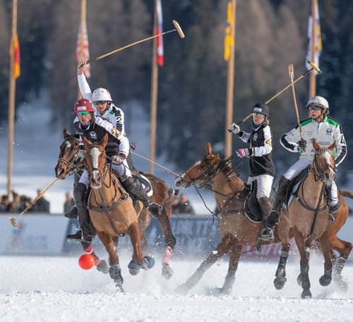 From Snow Polo and Skiing to Toboggan Runs - Winter Sports in St. Moritz - Switzerland - The Wise Traveller - Snow Polo World Cup Players St. Moritz 2019
