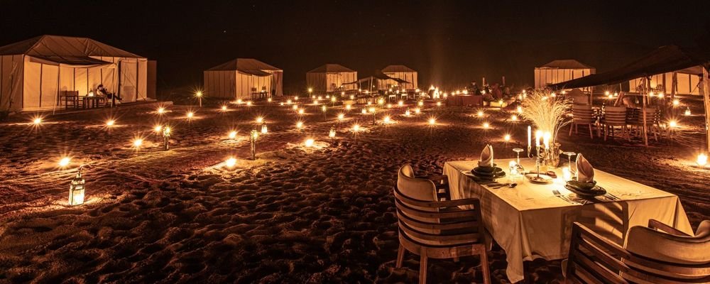 Glamp It Up - The Wise Traveller - Merzouga Desert Camp - Morocco