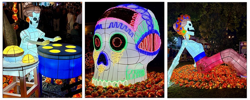 James Bond and the Day of the Dead - Merida, Mexico - The Wise Traveller - Glow Dolls