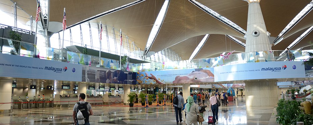 Kuala Lumpur - Malaysia - The Wise Traveller - Inside Kuala Lumour Airport