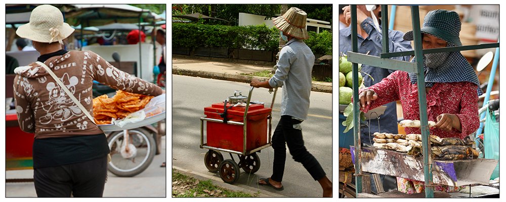 Meals on Wheels - Cambodia - The Wise Traveller - Food vendors