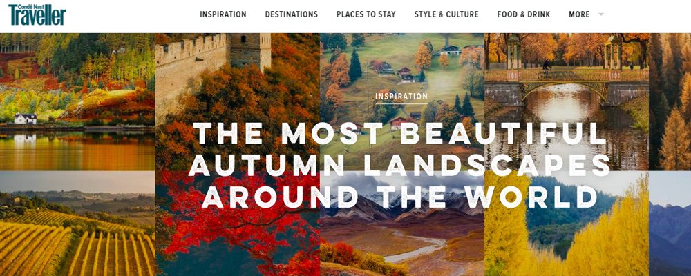 Monthly Roundup - September 2019 - The Best Autumn Scenery Around the World - The Wise Traveller - Conde Nast