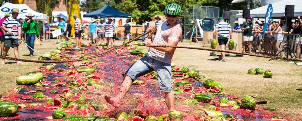 Playing With Food - Wacky Festivals of the World - The Wise Traveller - Chinchilla Melon Festival