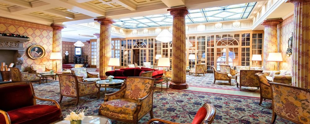 Review - Kulm Hotel - St. Moritz - Switzerland - The Wise Traveller - Lobby