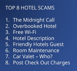 Top 8 Hotel Scams - The Wise Traveller
