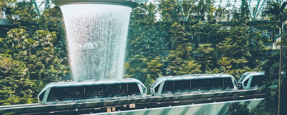 Singapore's Changi Airport - The Wise Traveller - Sky Train