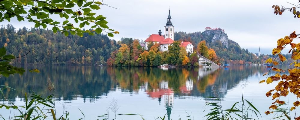 The best places in Europe to leaf peep this autumn - The Wise Traveller - Lake Bled