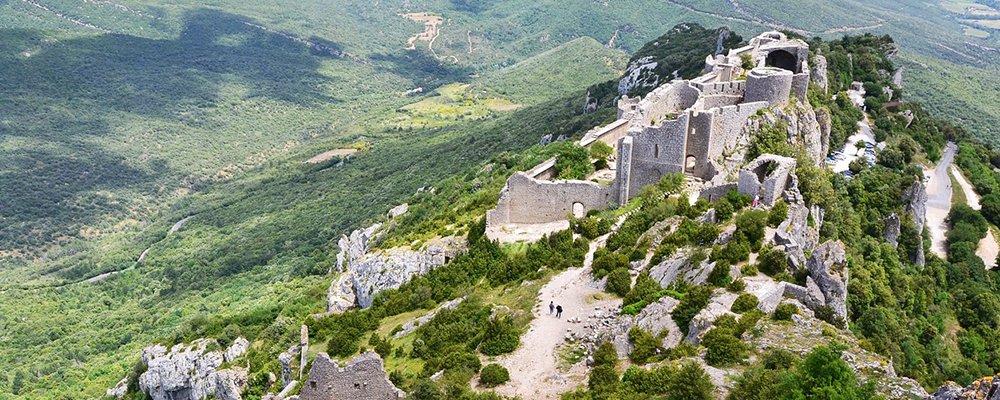 The Cathar Castles of Southern France - The Wise Traveller - Château de Peyrepertuse