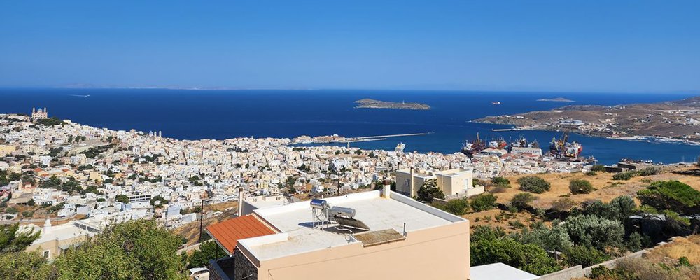 The Next Travel Trend - 'Free' Island Living? - The Wise Traveller - Aerial View - Syros