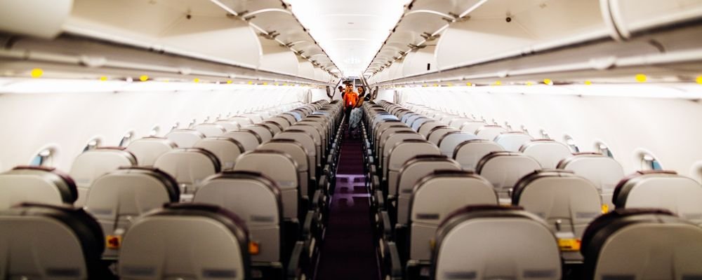 The Pros & Cons of Travelling Right Now - The Wise Traveller - Empty Flight
