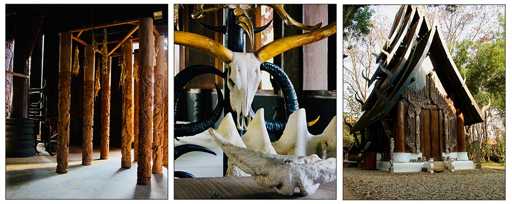 The Temples of Chiang Rai - Thailand - The Wise Traveller - Black Temple Pictures