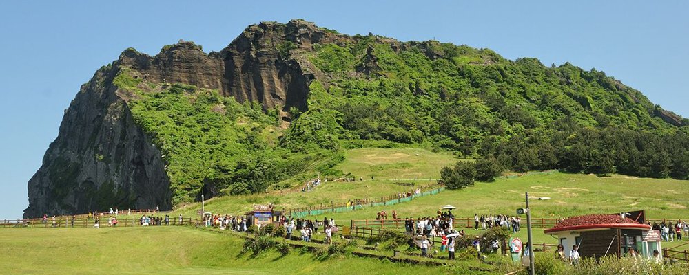 The Waterfalls of Jeju Island - South Korea - The Wise Traveller - Seongsan Ilchulbong Peak