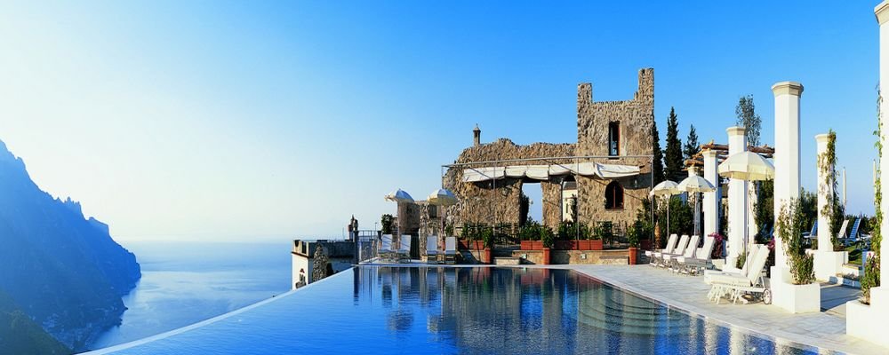 The World’s 10 Best Hotel Swimming Pools - The Wise Traveller - Belmond Hotel Caruso Infinity Pool