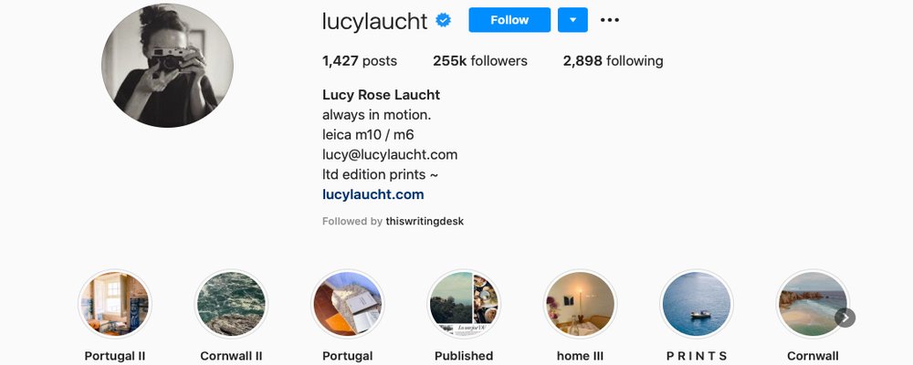Travel photographers on Instagram to Follow to Calm your Wanderlust - The Wise Traveller - Lucy Laucht