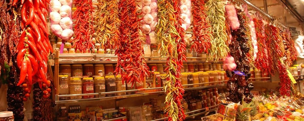Travelling Through Spices During Lockdown - The Wise Traveller - La Boqueria
