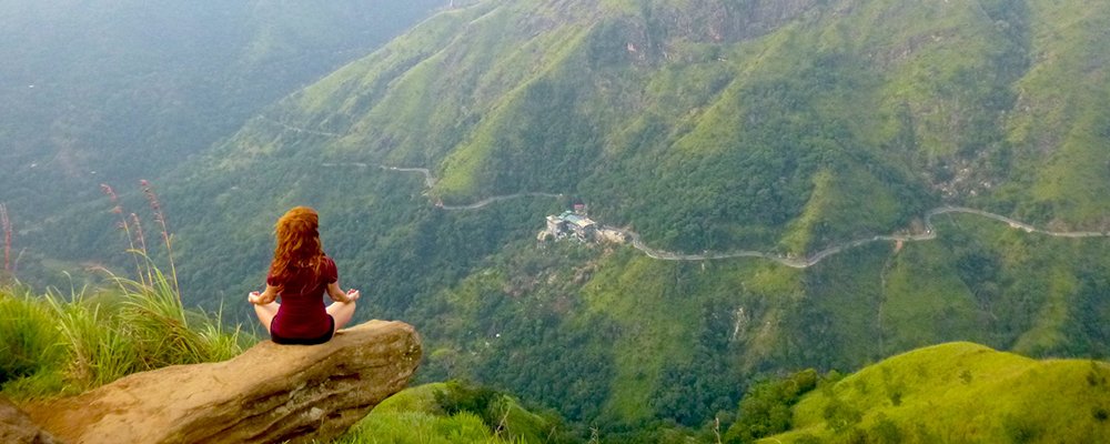 Why Sri Lanka is a great place to go for self-healing - The Wise Traveller - Woman meditating